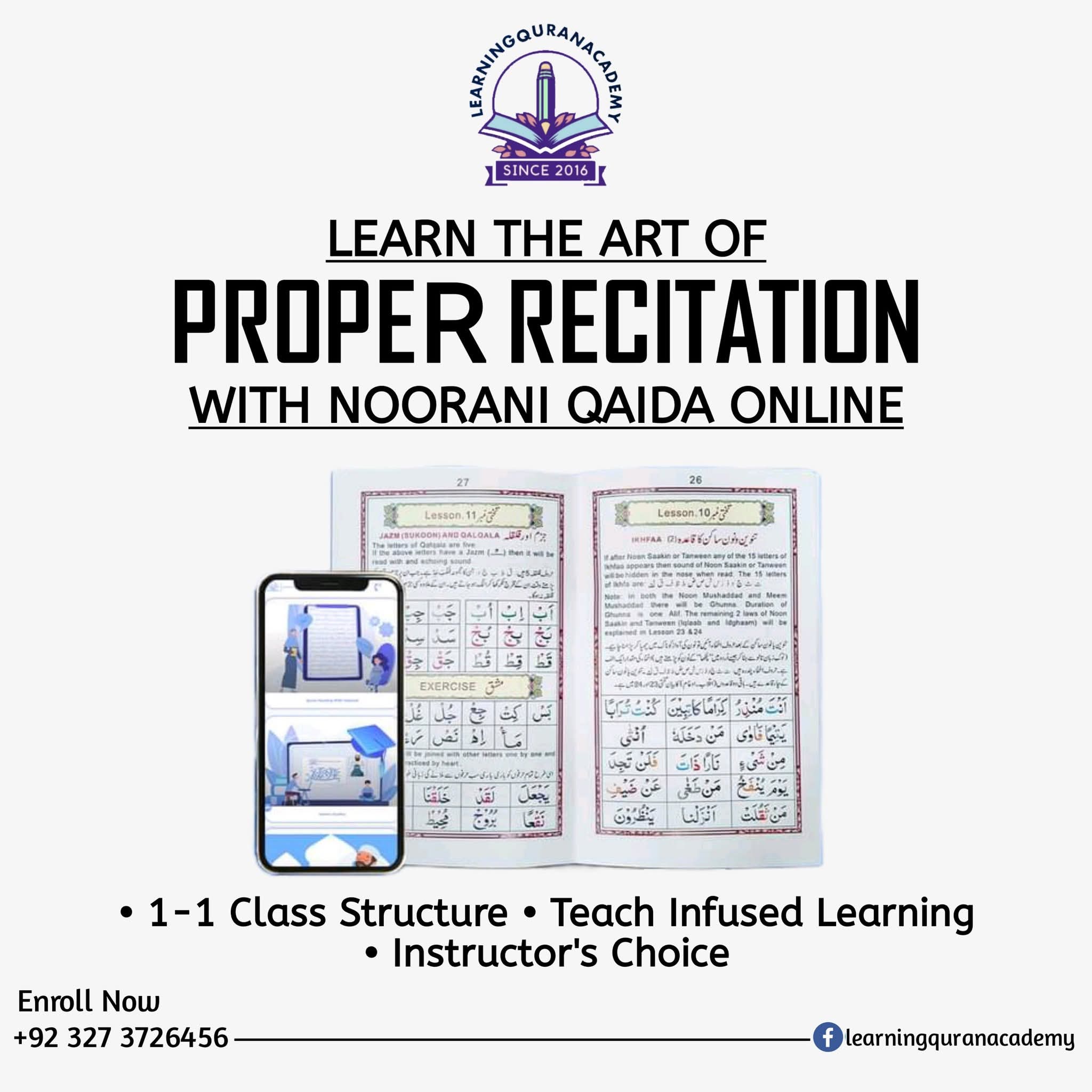 Benefits Of Qaida Course