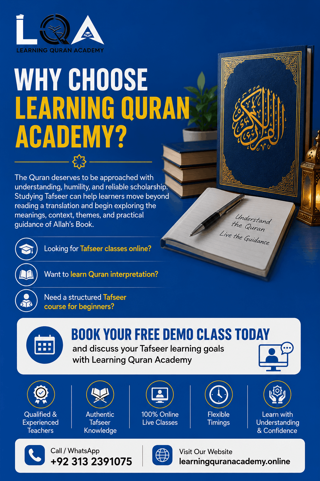 Why Choose Learning Quran Academy? Tafseer-e-Quran Course