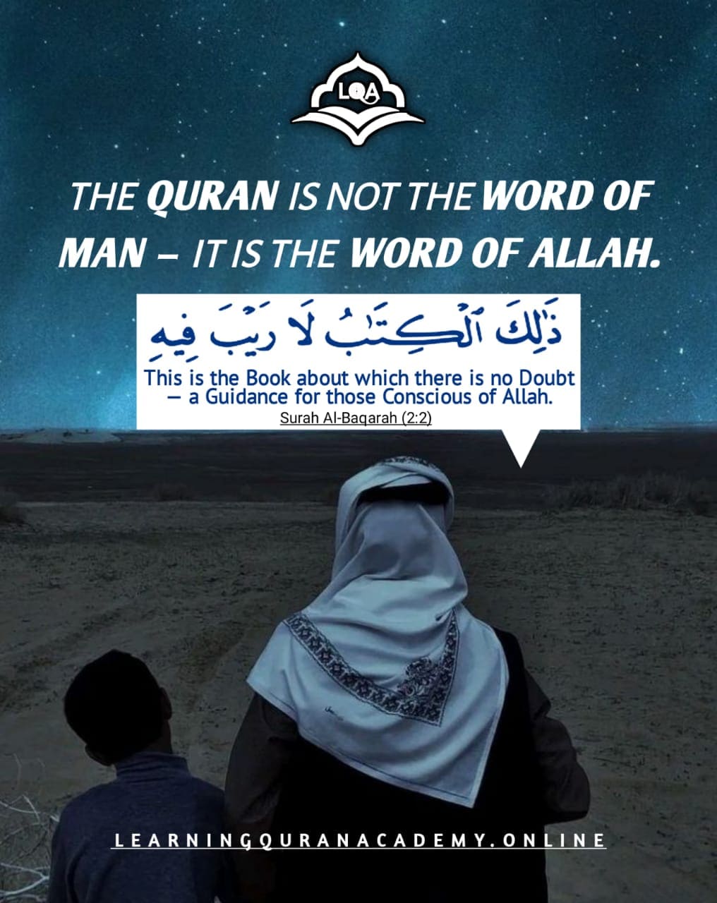 Quran is a Divine Revelation and a guide to true life