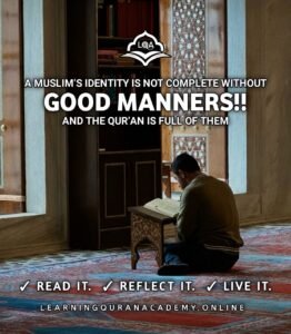what does islam say about good character