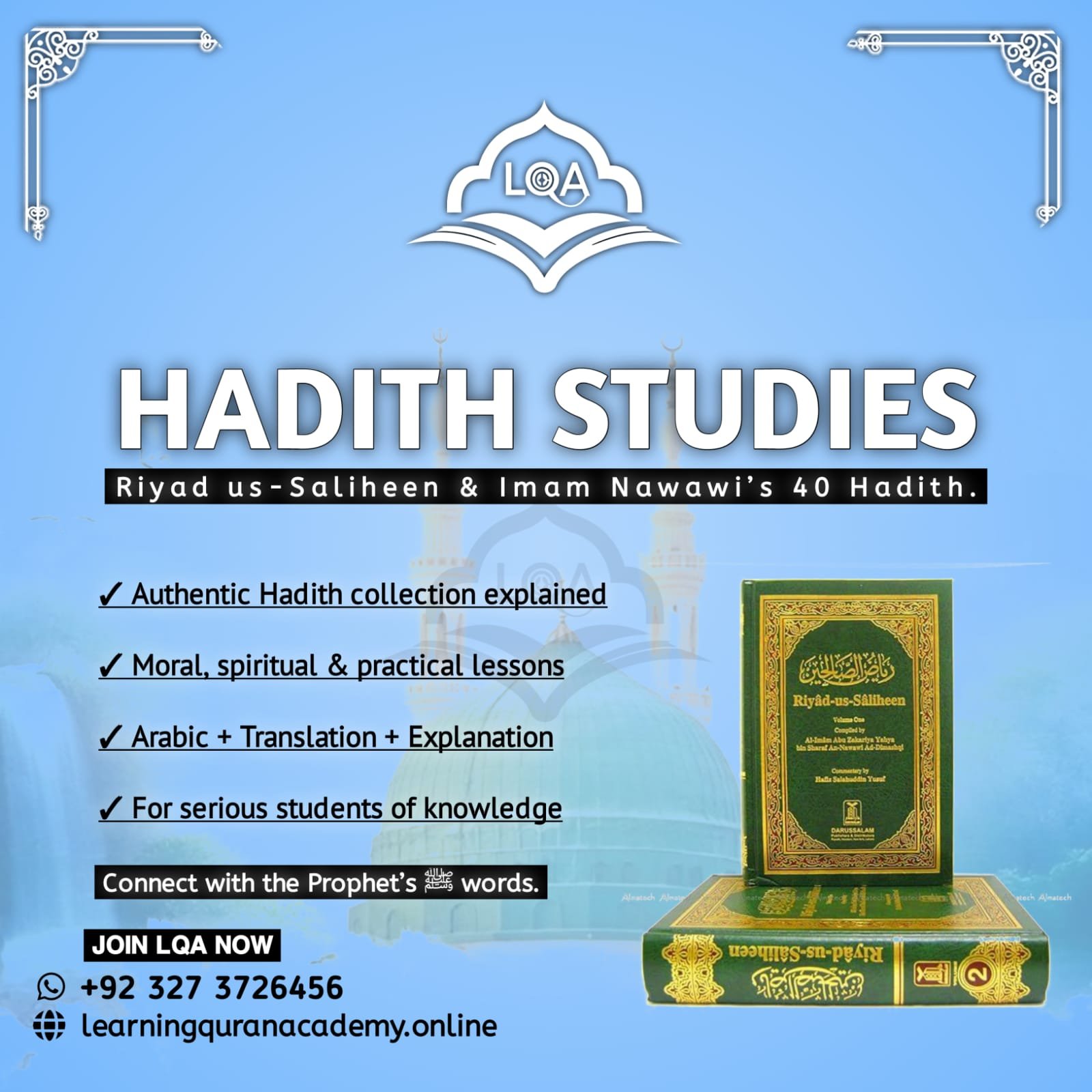 Riyad us Saliheen 40 Hadith Course – Master Prophetic Guidance 2025
