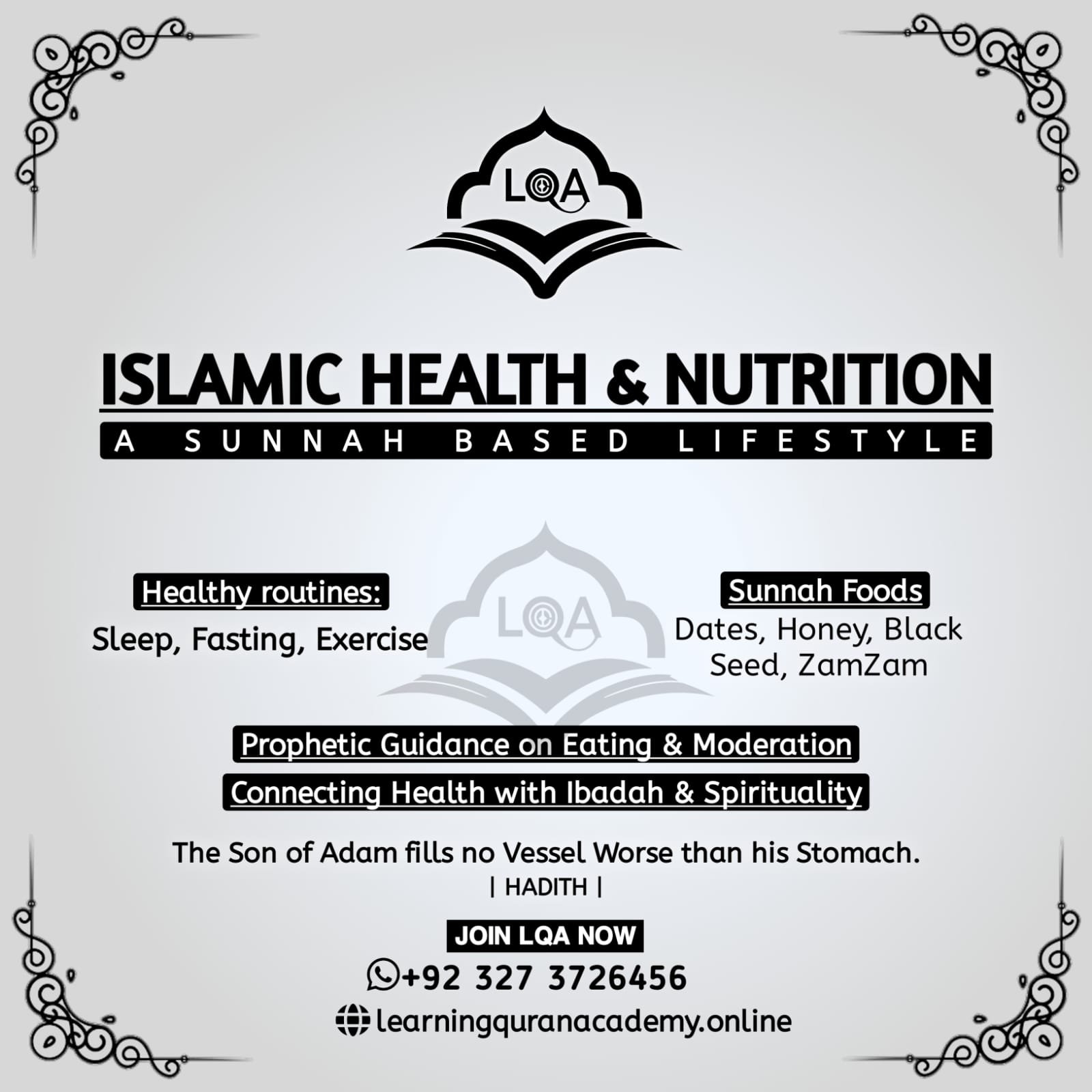 Sunnah Health and Nutrition Course – Prophetic Diet Guide 2025