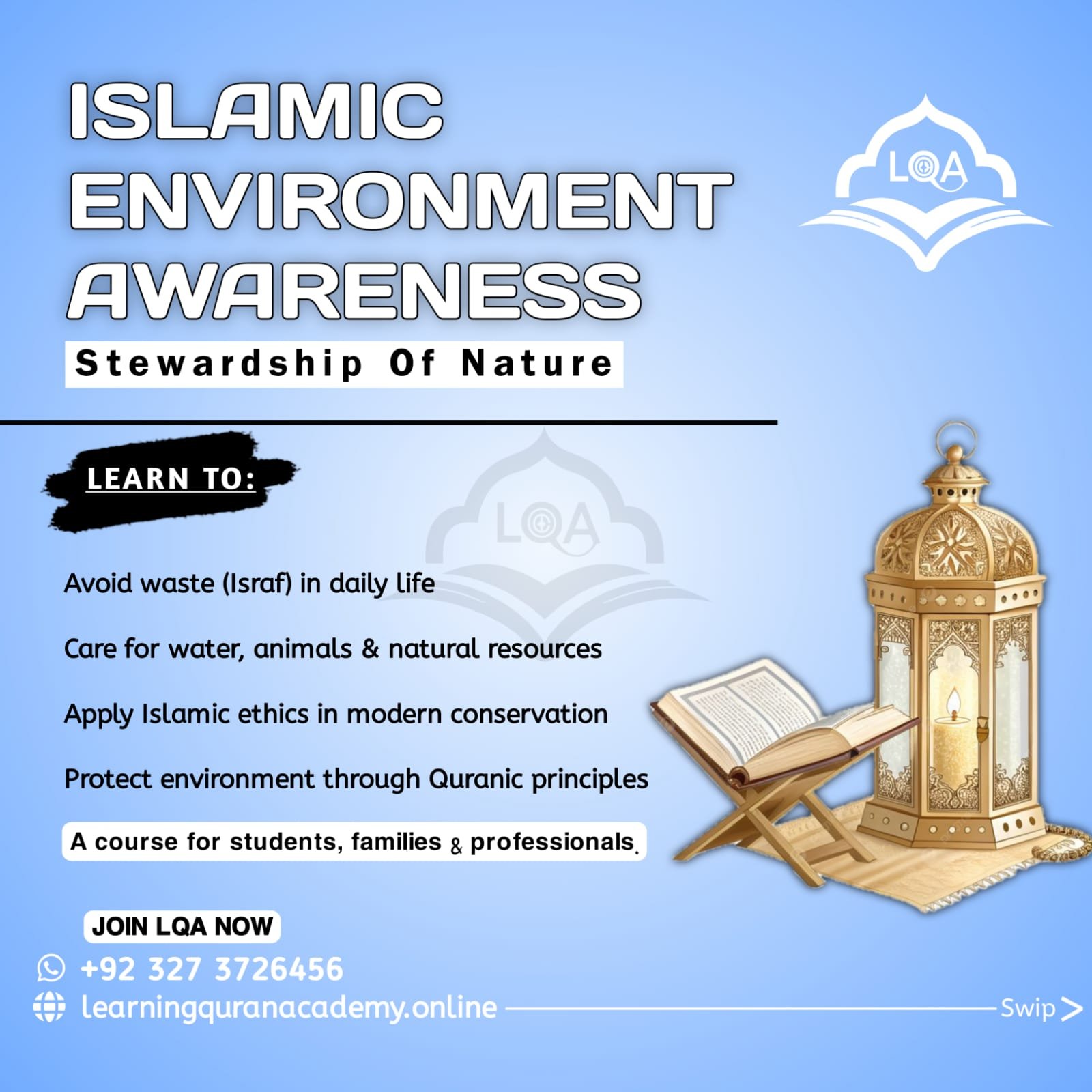 Islamic Environmental Awareness Course: Protect Nature Islam 2025