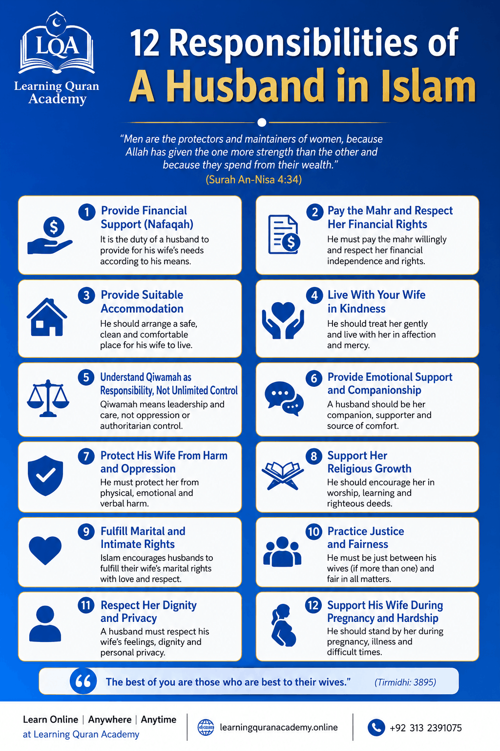 Husband’s Duties in the Quran: Powerful Islamic Marriage Guide