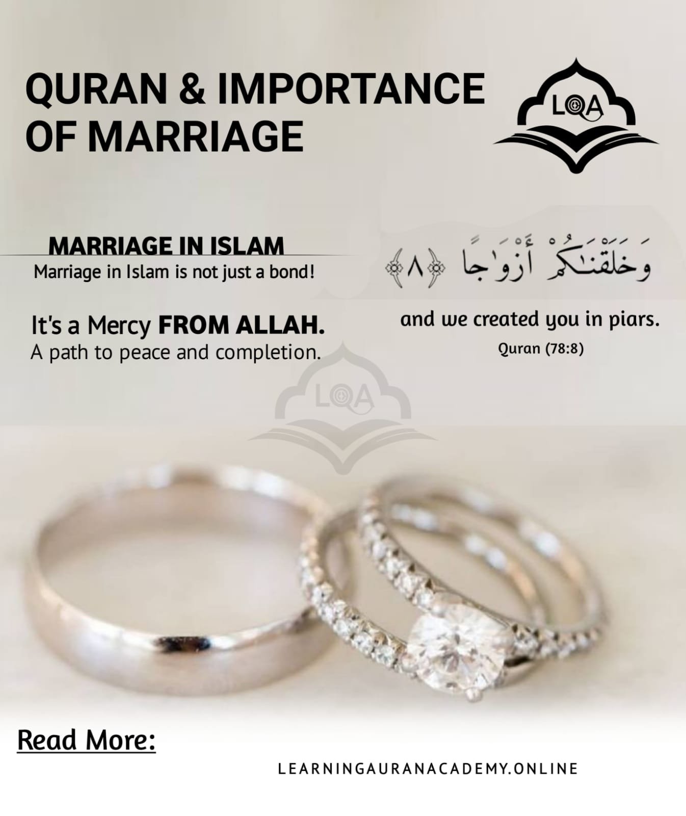8 Divine Lessons Explaining Why Marriage Important in the Quran