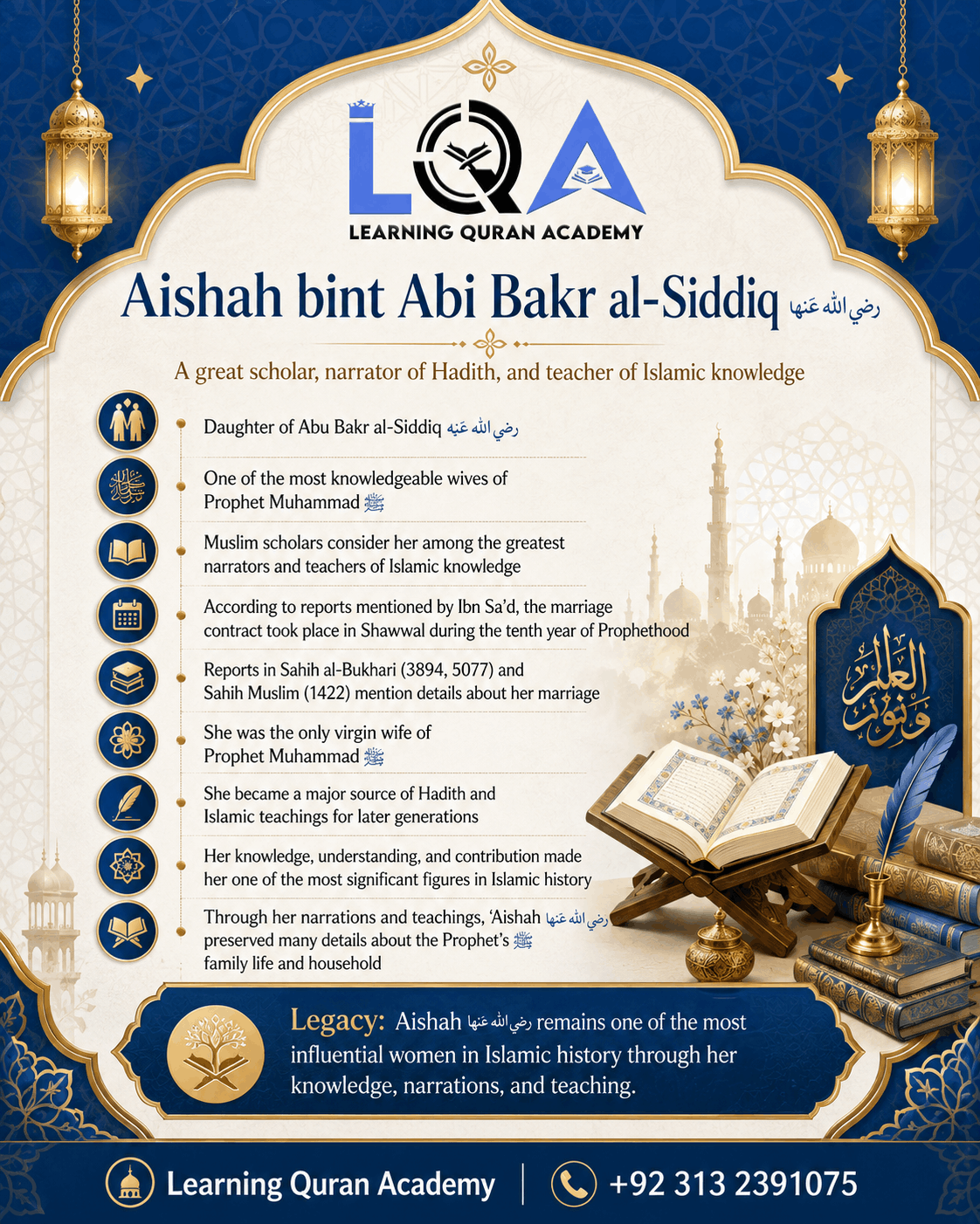 prophet muhammad wives names in order – Complete List & Facts