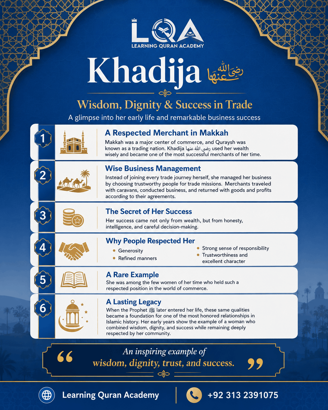 Khadija bint Khuwaylid: 10 Powerful Facts About Her Legacy