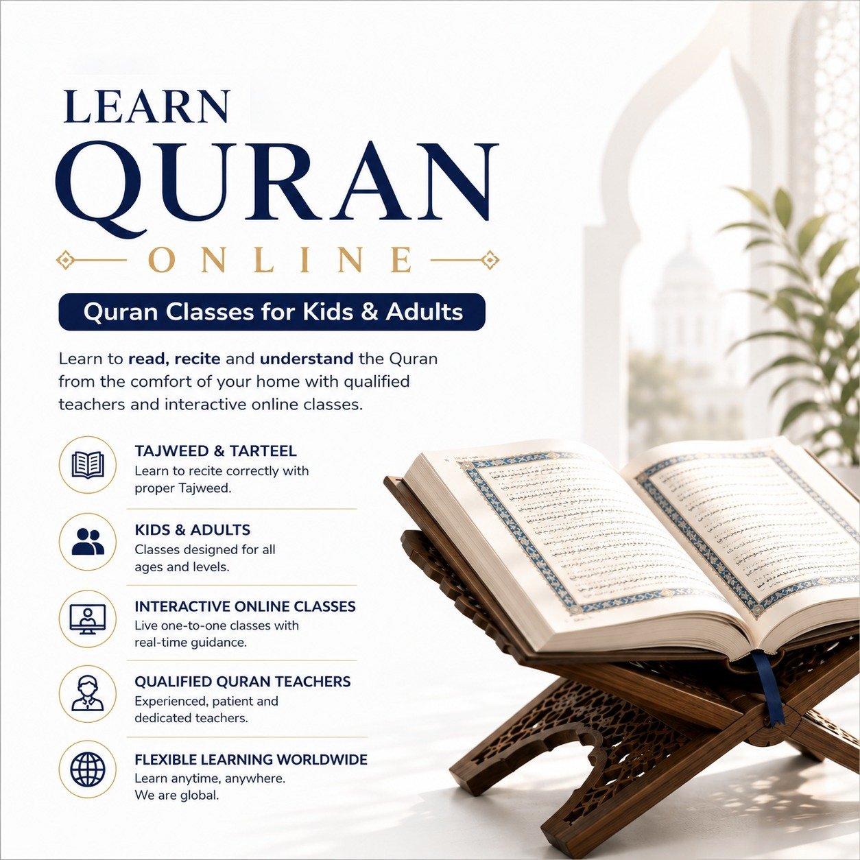 Learning Quran Academy online classes